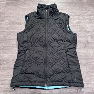 REI Vest Womens Extra Small Gray Puffer Quilted Primaloft‎ Polyester Outdoor
